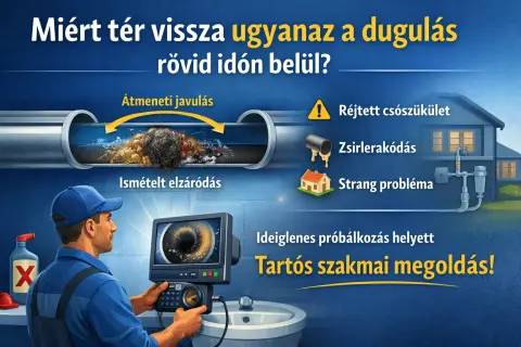 A visszatérő dugulás okai - Világi Duguláselhárítás